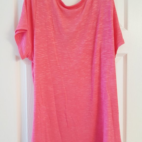 TORRID Tee Short NWT SZ 1 14/16 XXL Pink - Picture 3 of 3